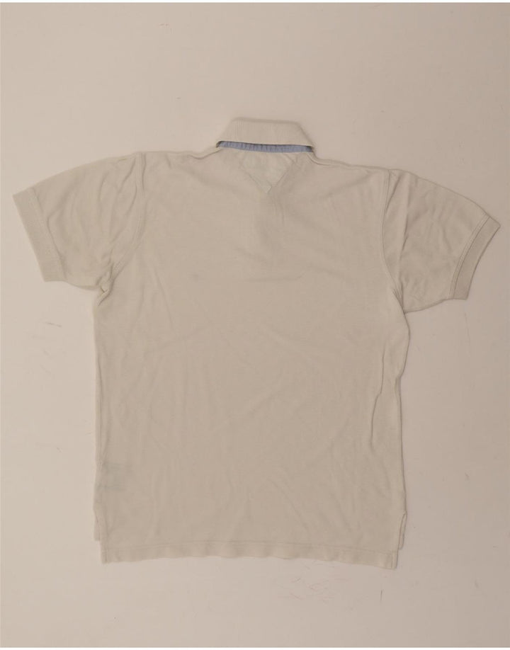 TOMMY HILFIGER Mens Polo Shirt Small Grey Cotton Vintage Tommy Hilfiger and Second-Hand Tommy Hilfiger from Messina Hembry 