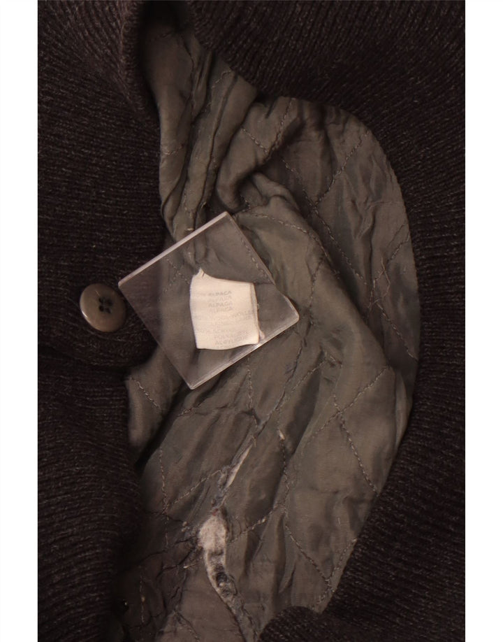 Vintage Herren Bomberjacke UK 42 XL Mehrfarbige geometrische Alpakawolle