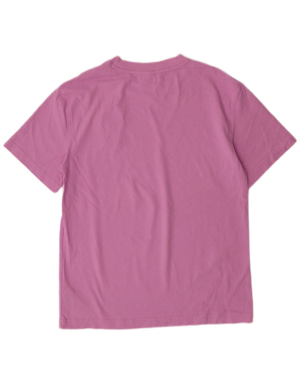 Puma Mens Graphic T-Shirt Top Small Pink Cotton