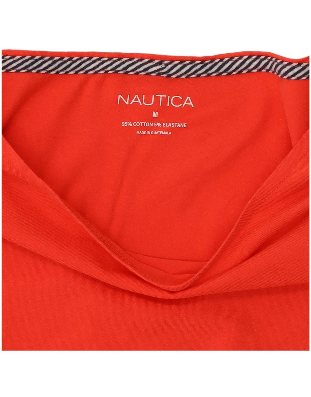 NAUTICA Damen-Blusenoberteil UK 12 Mittelrote Baumwolle