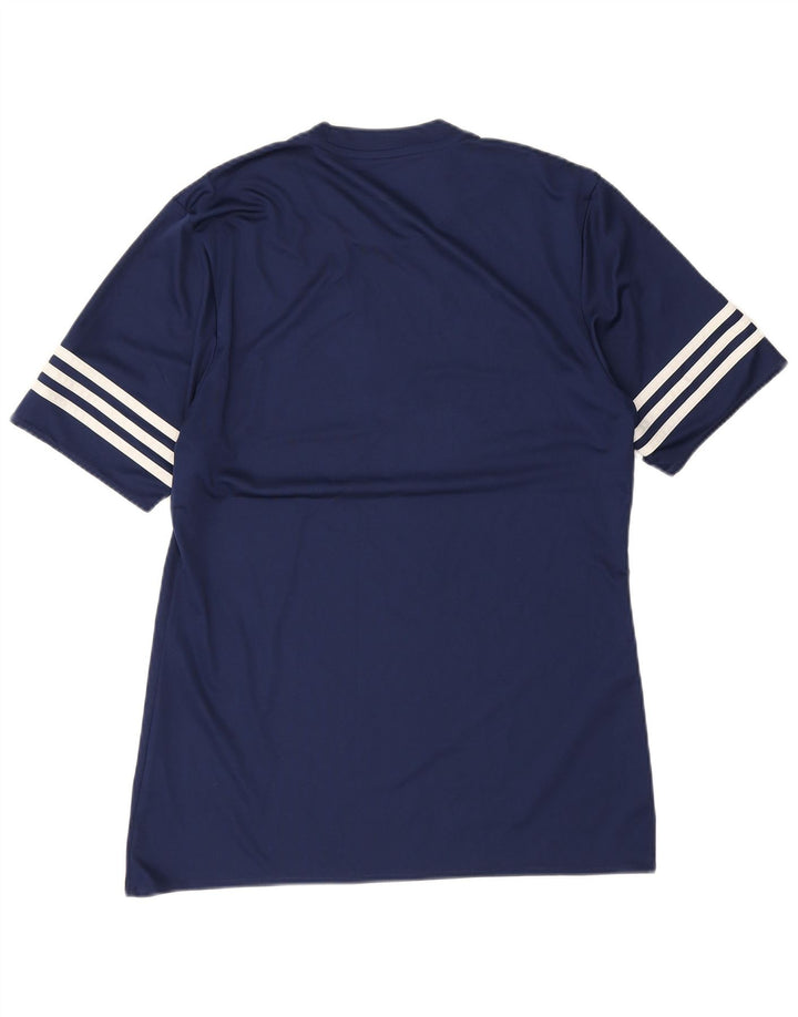 Adidas Herren Climalite T-Shirt Top Medium Marineblau Polyester