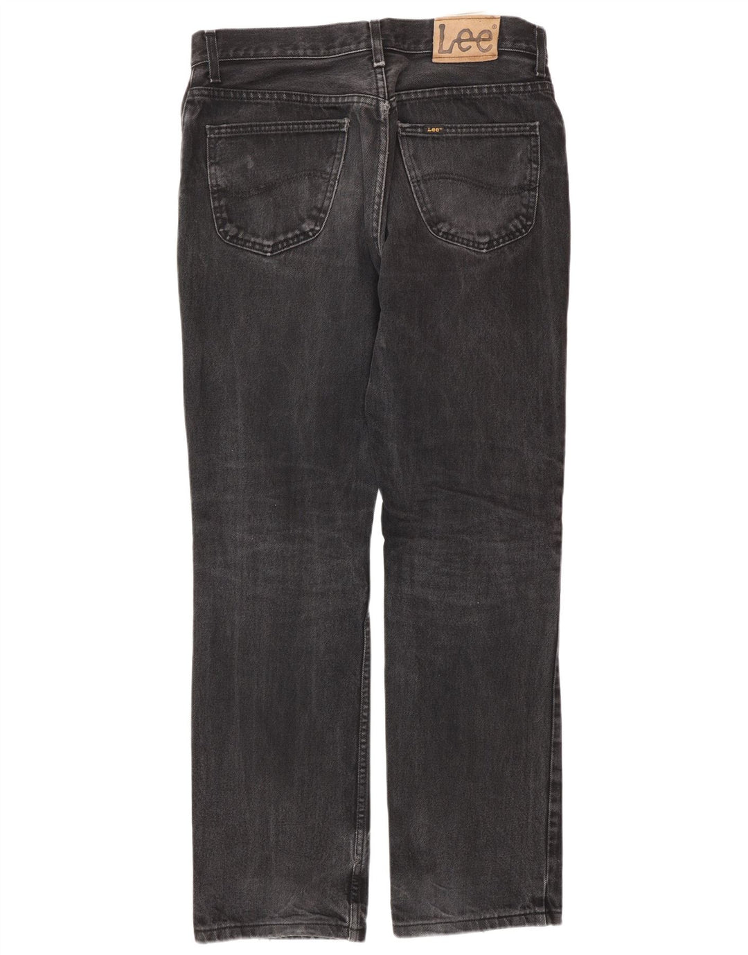 LEE Herren Detroit Straight Jeans W34 L34 Graue Baumwolle