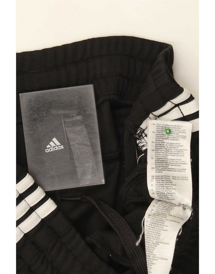Adidas Damen Trainingshose UK 10 Small Schwarz Polyester