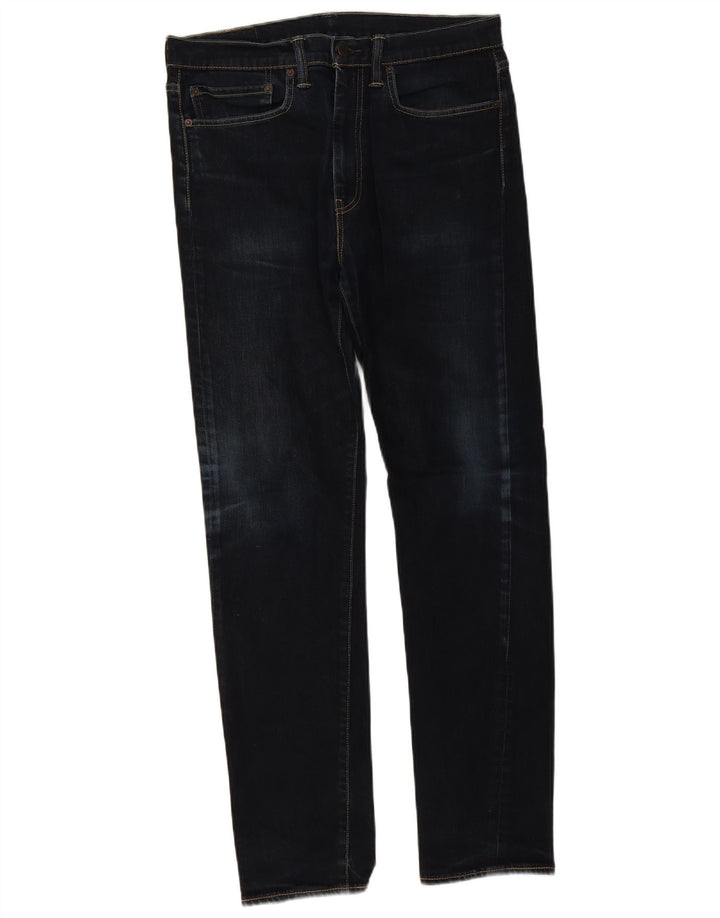 Levi's Herren 522 Slim Jeans W34 L34 Marineblaue Baumwolle