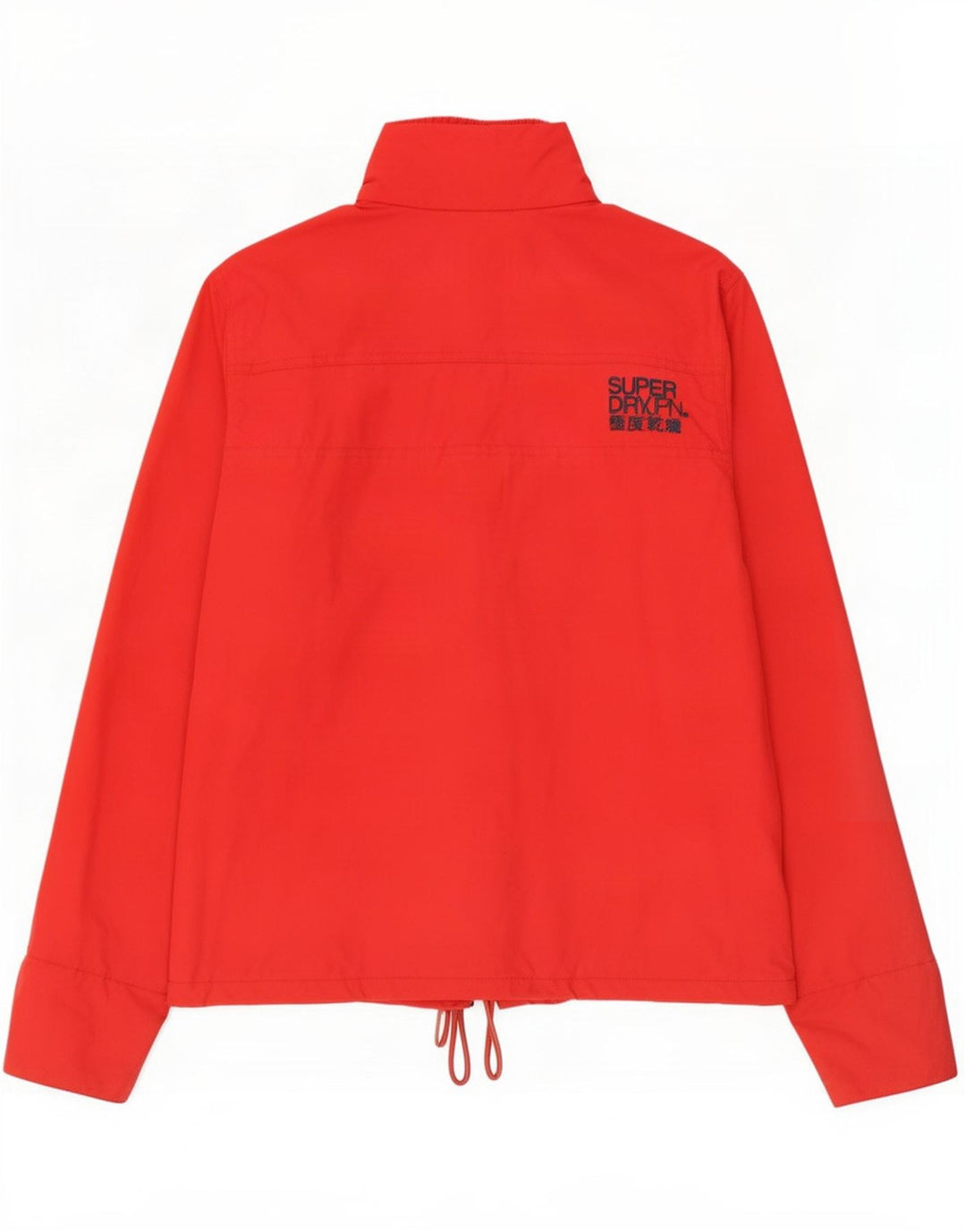 Superdry Damen Regenjacke UK 18 XL Rotes Nylon