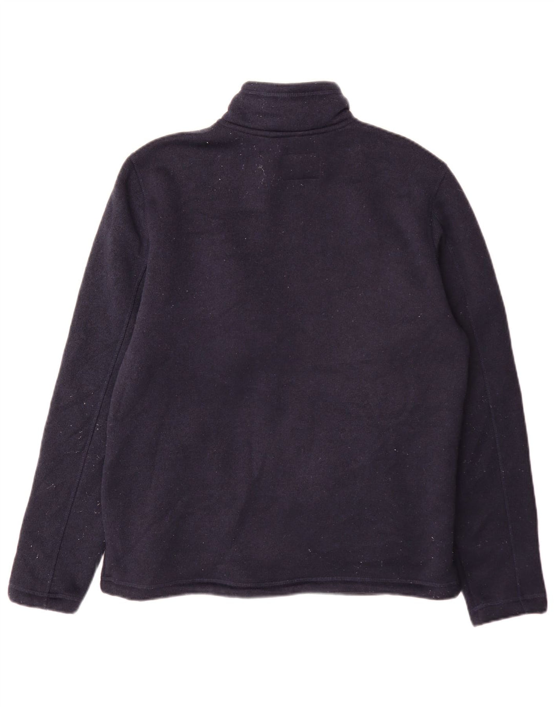 Marks & Spencer Herren-Sherpa-Trainingsanzug-Oberteil, mittleres marineblaues Polyester