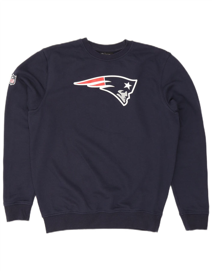 New Era Herren-Sweatshirt der New England Patriots in mittlerem Marineblau