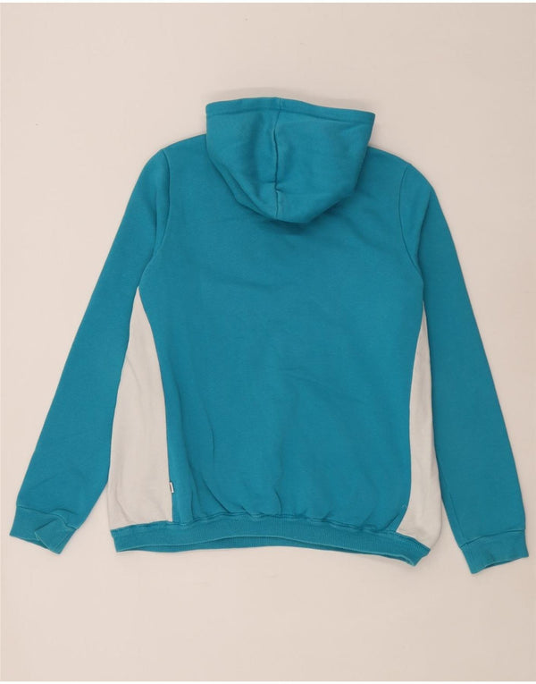 Puma Kapuzenpullover mit Grafik für Jungen, 15–16 Jahre, blaues Farbblockdesign