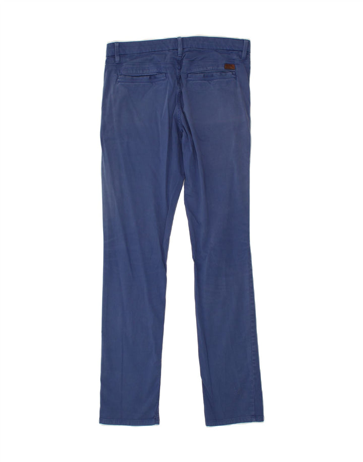 TIMBERLAND Womens Slim Chino Trousers W32 L32 Blue Vintage Timberland and Second-Hand Timberland from Messina Hembry 