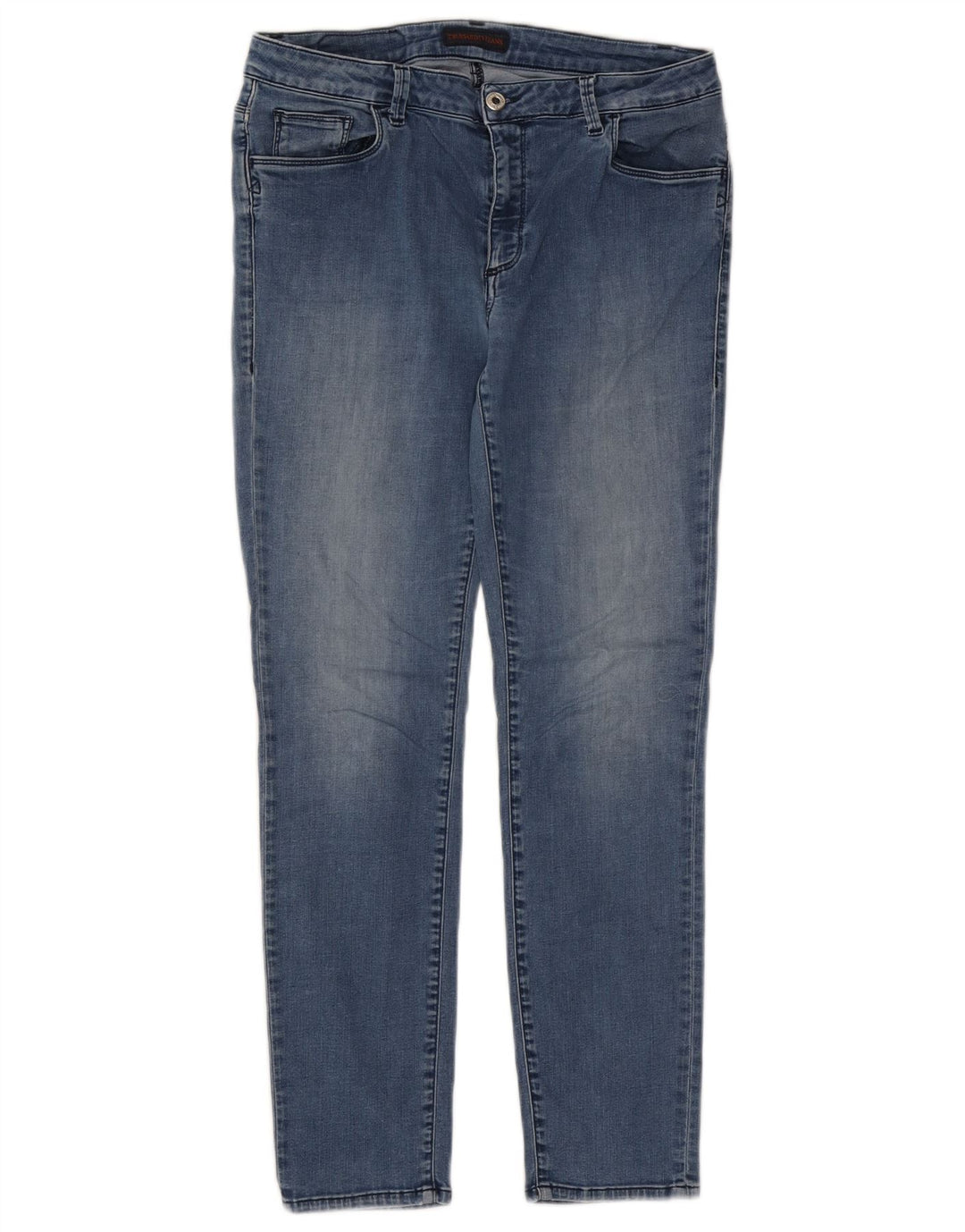 TRUSSARDI Damen Slim Jeans W32 L27 Blau