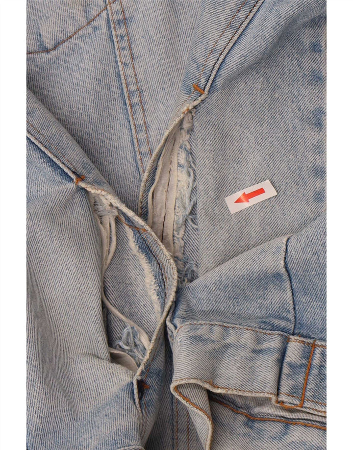 Vintage Herren Jeansjacke UK 40 Groß Blau