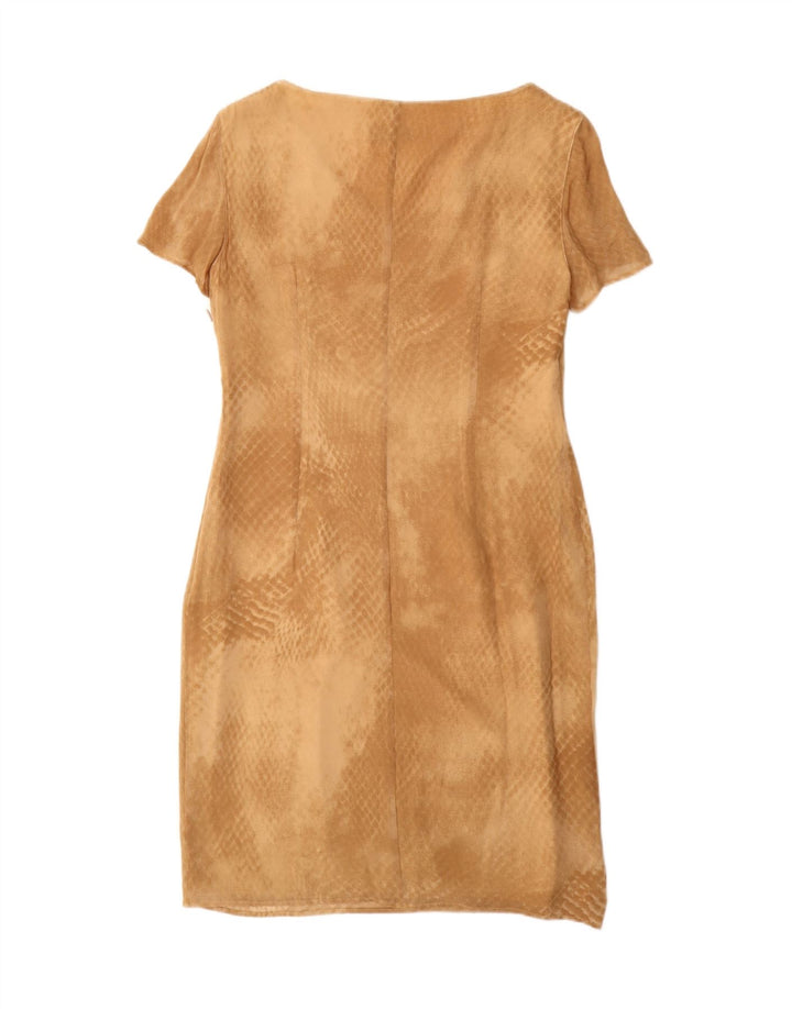 Marella Damen 2-teiliges Set IT 42 Mittelbeige Viskose mit Animal-Print