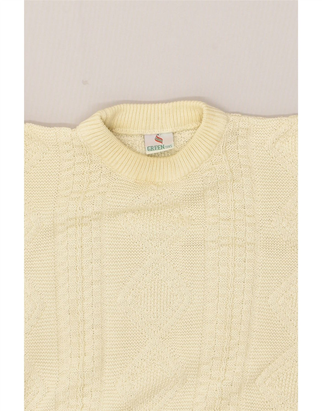 VINTAGE Womens Crew Neck Jumper Sweater UK 18 XL Off White | Vintage Vintage | Thrift | Second-Hand Vintage | Used Clothing | Messina Hembry 