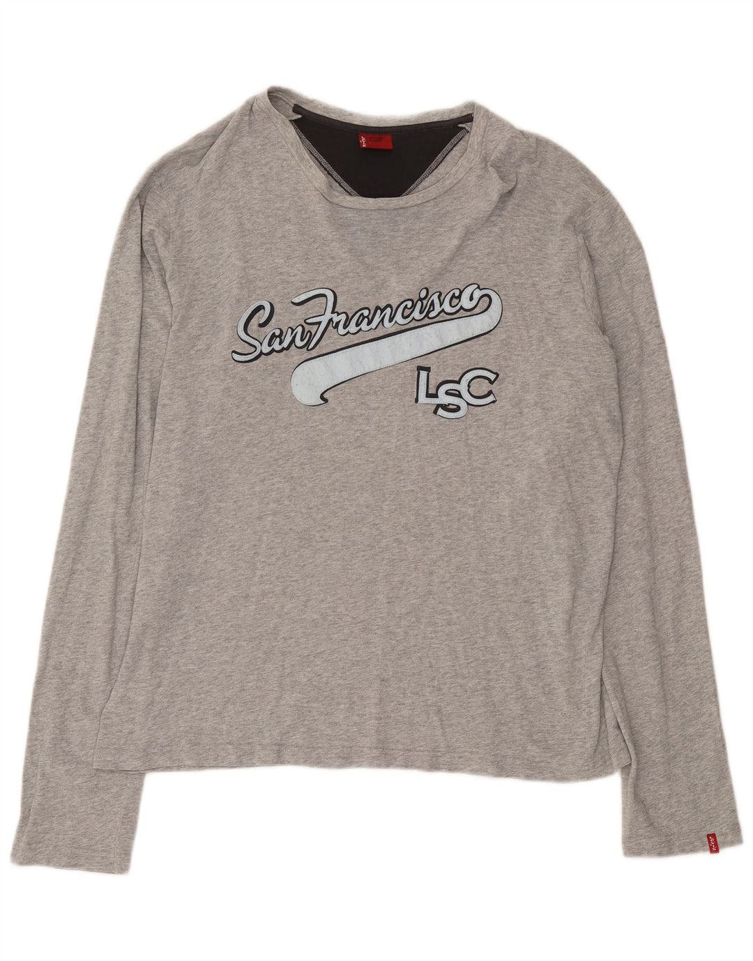 Levi's Herren Graphic Top Langarm XL Grau Baumwolle