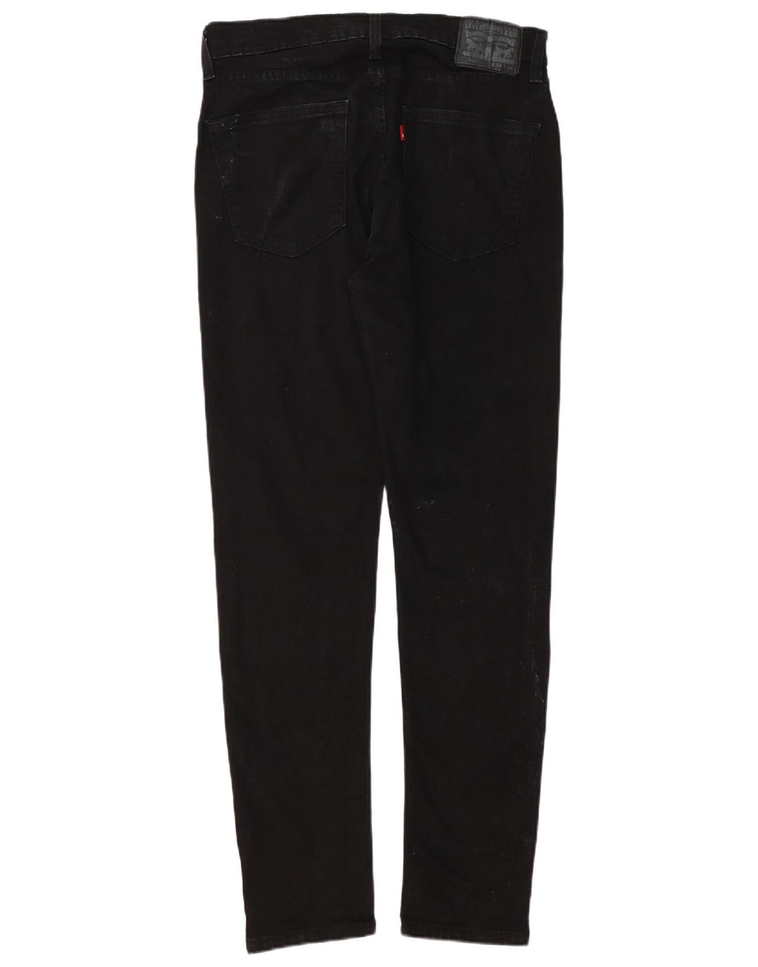 LEVI'S Herren 512 Slim Tapered Jeans W34 L32 Schwarze Baumwolle