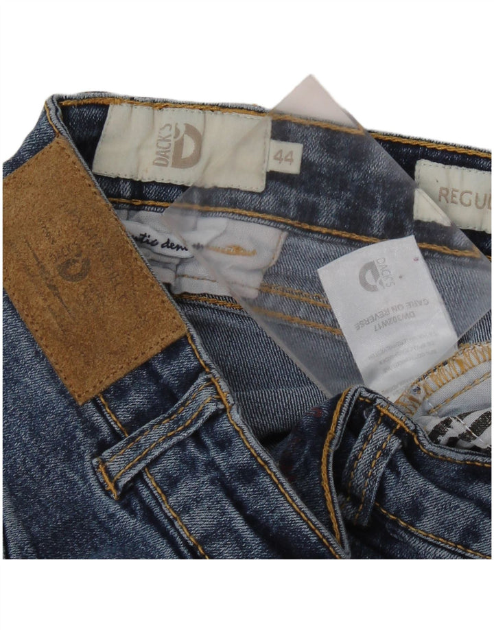 DACK'S Damen-Jeans mit normaler Passform, Röhrenjeans, Größe 44, mittelgroß, W28, L31, Blau, Baumwolle