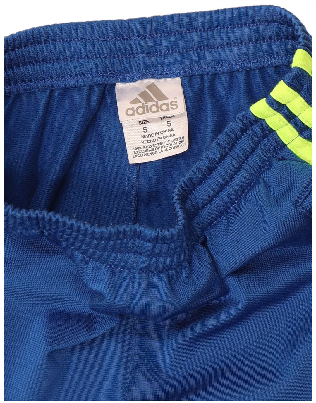 Adidas Trainingshose für Jungen, 4–5 Jahre, blaues Polyester