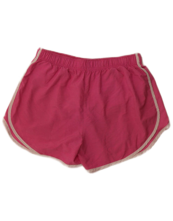 NIKE Damen Dri Fit Sport Shorts UK 12 Mittelrosa Polyester