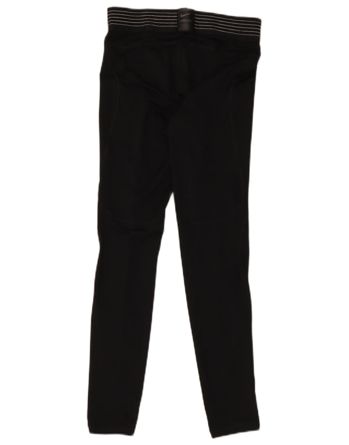 Nike Herren-Leggings, klein, aus schwarzem Polyester