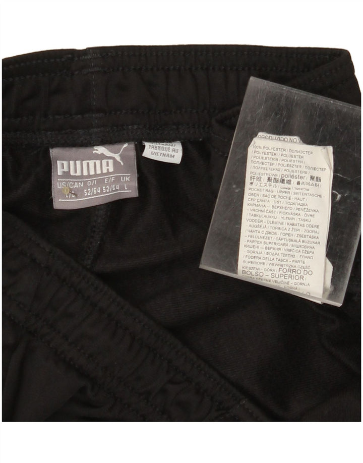PUMA Mens Tracksuit Trousers Large  Black Polyester