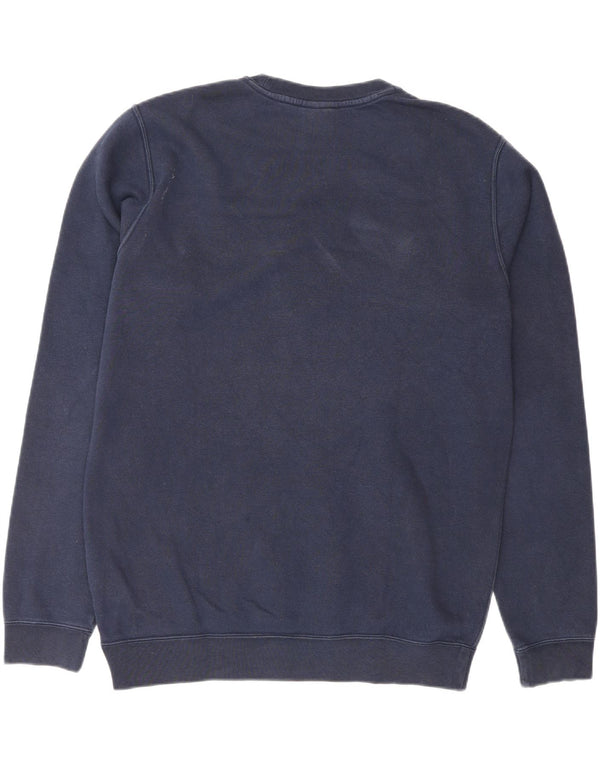 NIKE Herren-Sweatshirt, mittelgroß, marineblau, Baumwolle