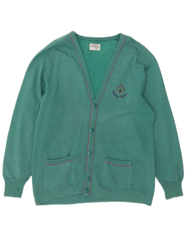 American System Herren-Trainingsanzug-Top-Jacke, große grüne Baumwolle
