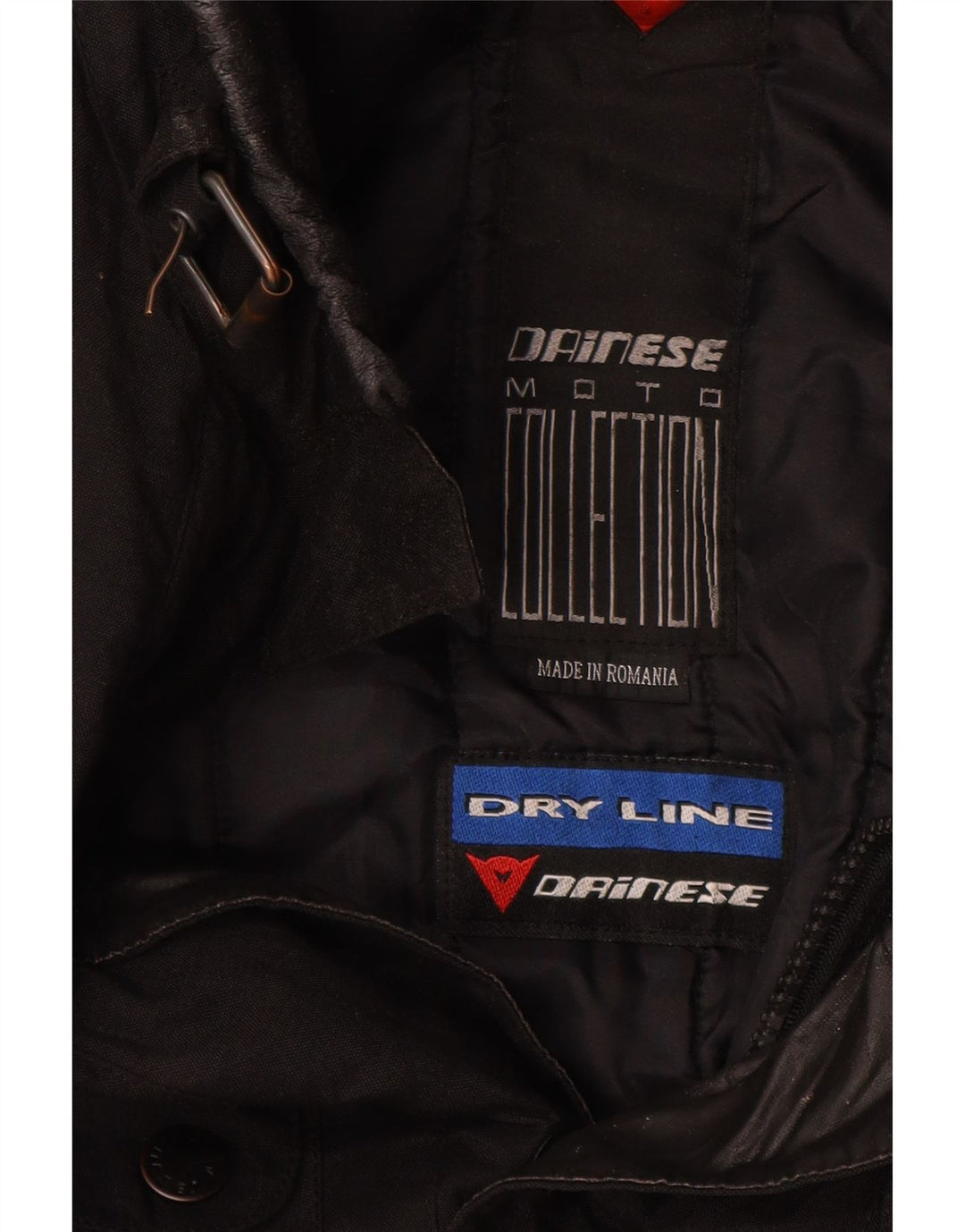 DAINESE Herren Racer Jacke IT 48 4XL Schwarzes Nylon