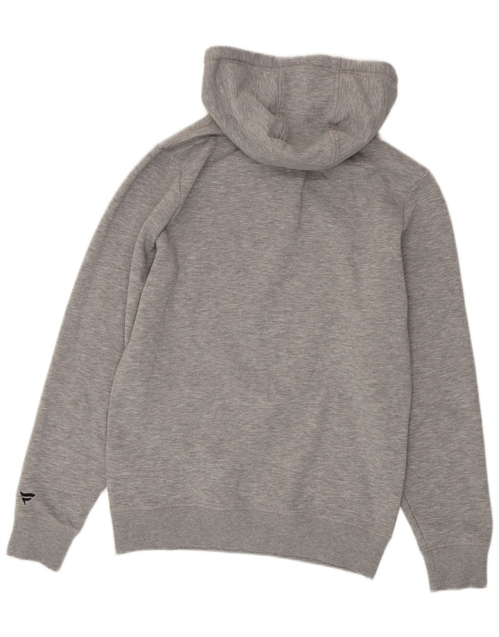 NFL Raiders Graphic Hoodie-Pullover für Herren aus mittelgrau melierter Baumwolle