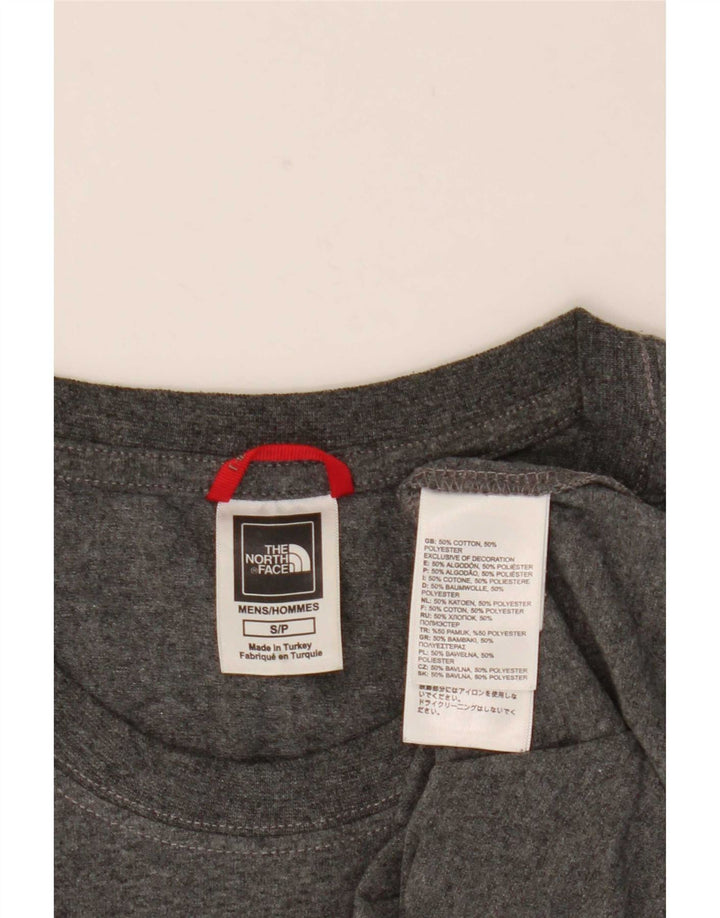 The North Face Herren-T-Shirt mit Grafik, Größe S, Grau, Baumwolle