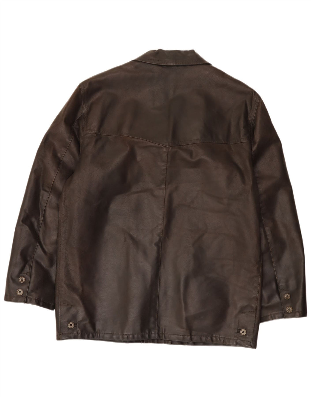 Vintage Herren Lederjacke IT 50 Großes braunes Leder