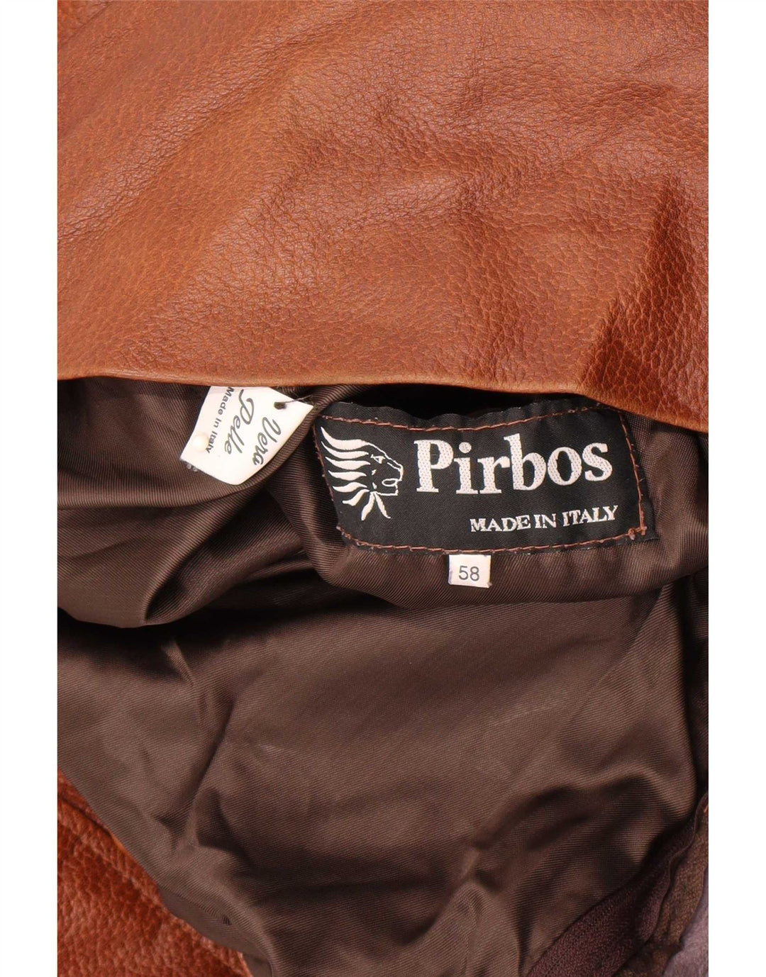 Pirbos Herren Lederjacke IT 58 4XL Braun