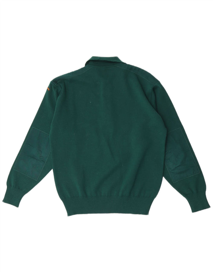 PAUL & SHARK Herren-Pullover mit Rollkragen, Größe S, grüne Wolle