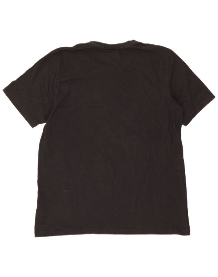 Adidas Herren Grafik T-Shirt Top Large Schwarz Baumwolle