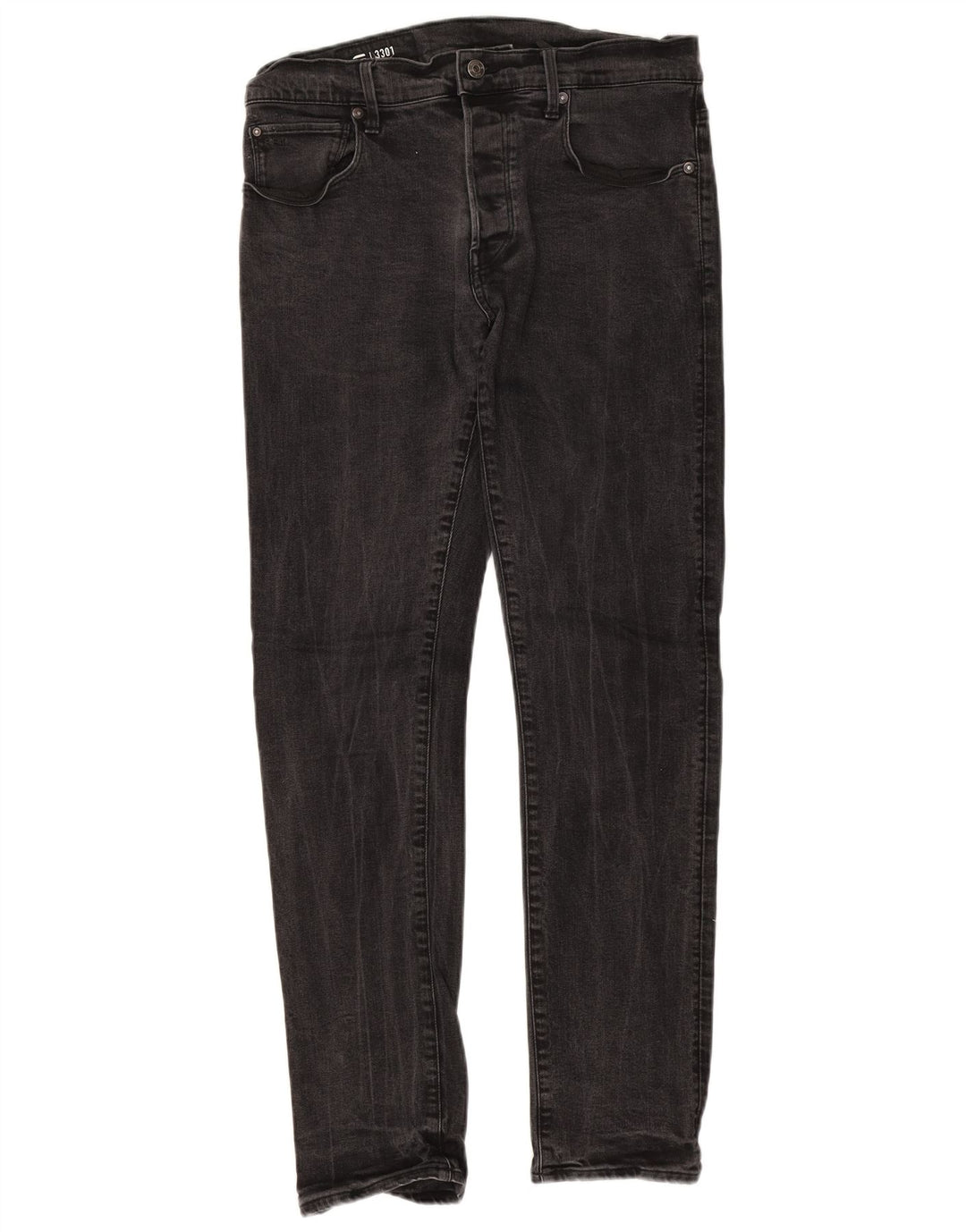 G-Star Herren Slim Jeans W33 L32 Schwarz