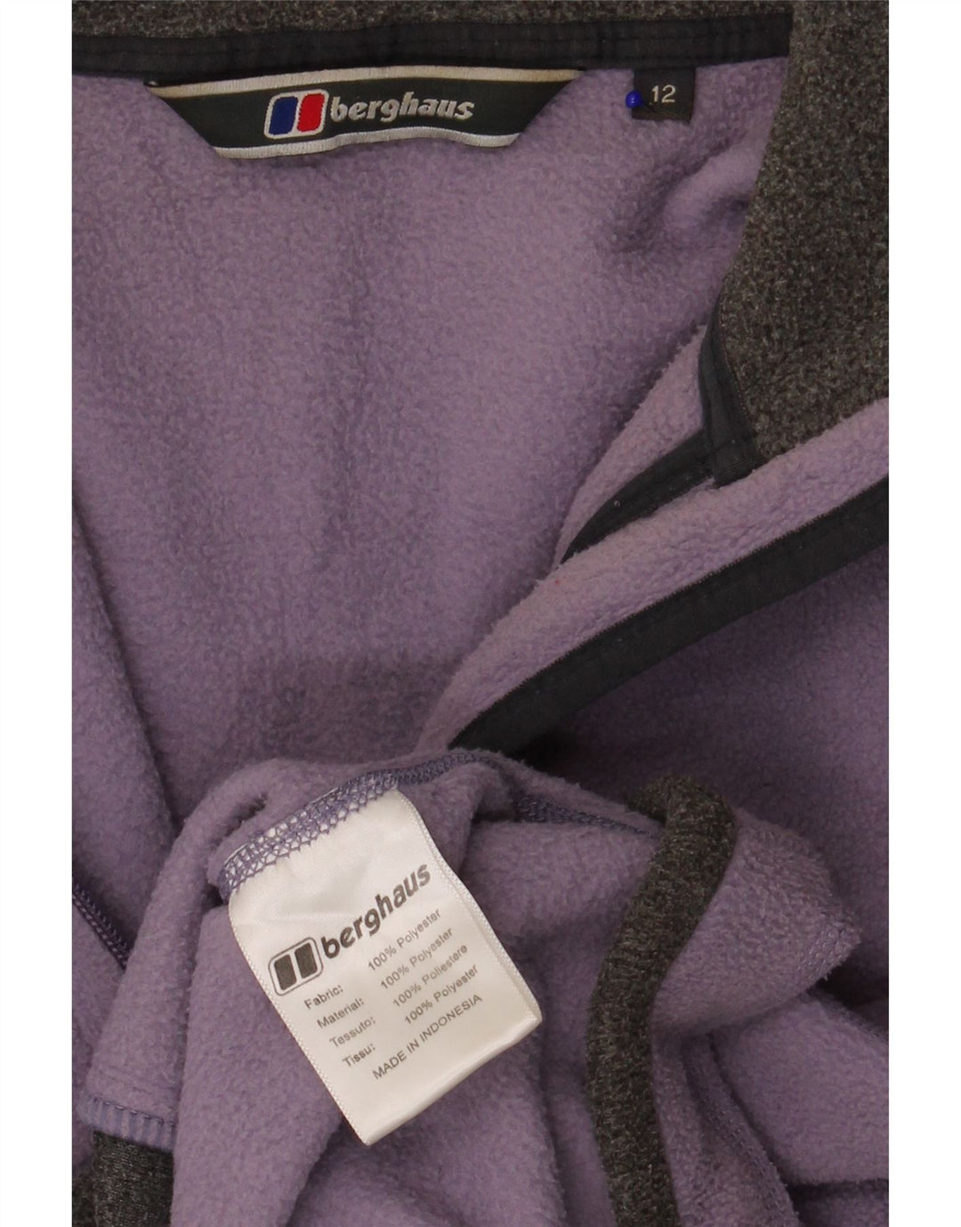 Berghaus Damen Fleecejacke UK 12 Medium Purple Colourblock Polyester