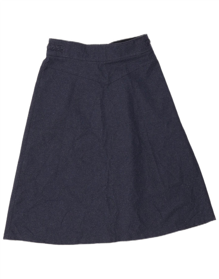 Brugi Damen-A-Linien-Rock W30 Mittelmarineblaues Polyester