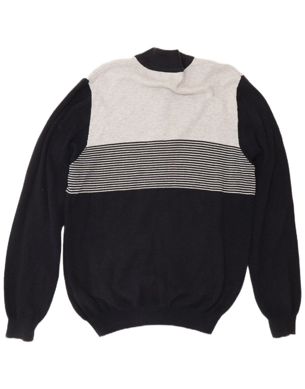 Marks & Spencer Herren Blue Harbor Cardigan Pullover Large Marineblau