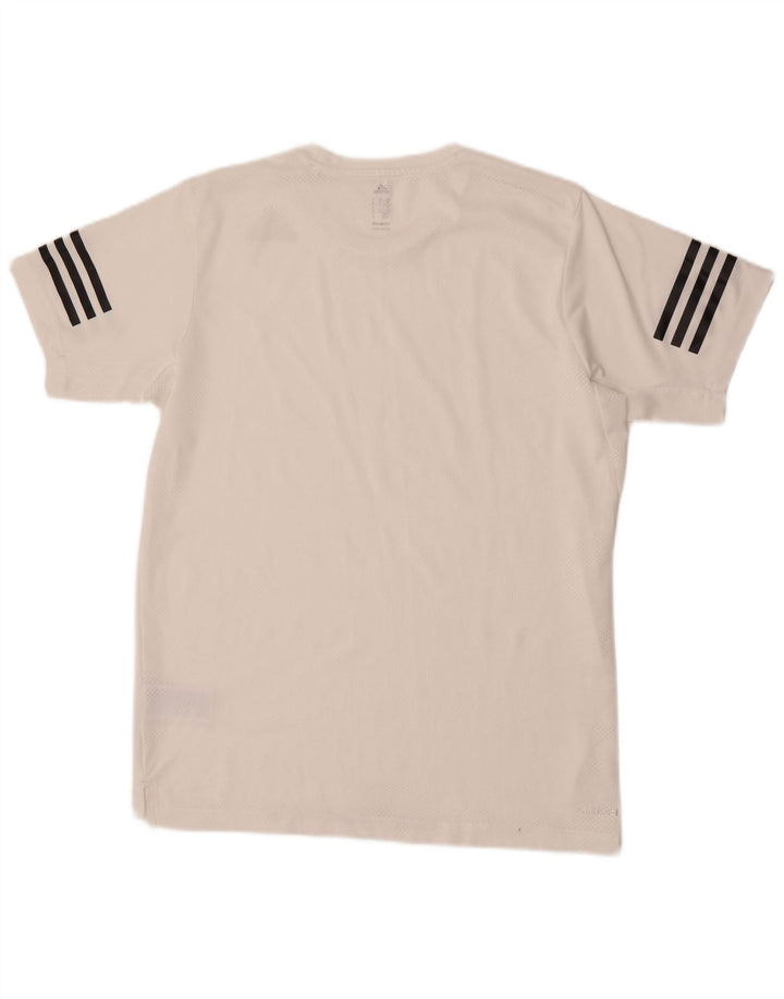 Adidas Herren T-Shirt Top Medium Weiß Polyester