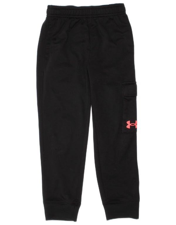 Under Armour Jungen Cargo-Trainingshose, Jogginghose, 4–5 Jahre, Schwarz