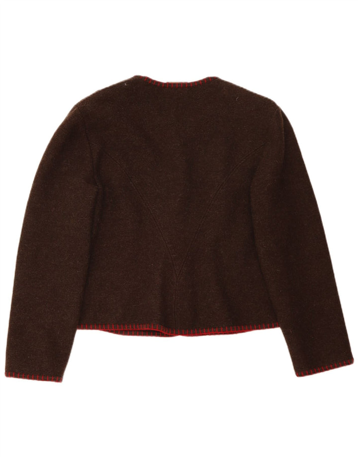 GEIGER Damen 7-Knopf-Blazerjacke IT 44 Mittelbraun