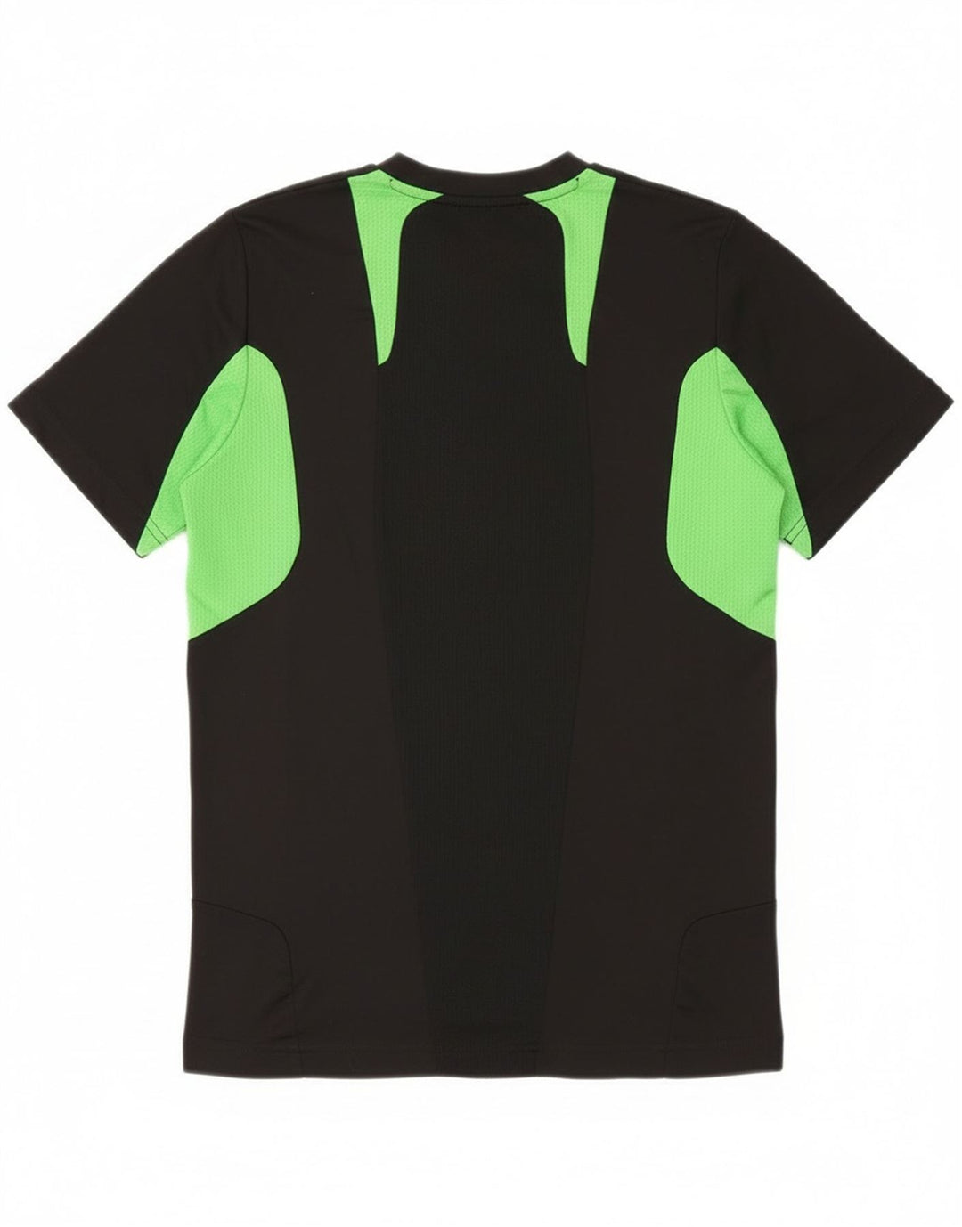 Adidas Climacool T-Shirt für Jungen, 15–16 Jahre, schwarzes Colourblock-Polyester