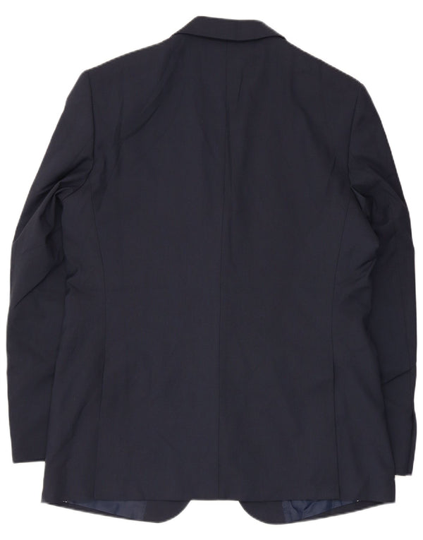 Marks & Spencer Herren-Blazer mit 2 Knöpfen, Gr. 40, Marineblau, Polyester, Größe L