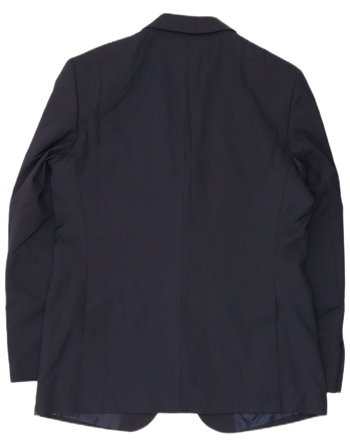 Marks & Spencer Herren-Blazer mit 2 Knöpfen, Gr. 40, Marineblau, Polyester, Größe L