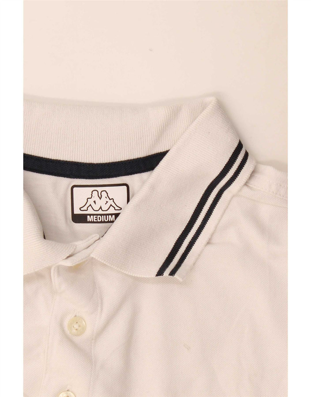 KAPPA Herren Poloshirt Mittelweiße Baumwolle