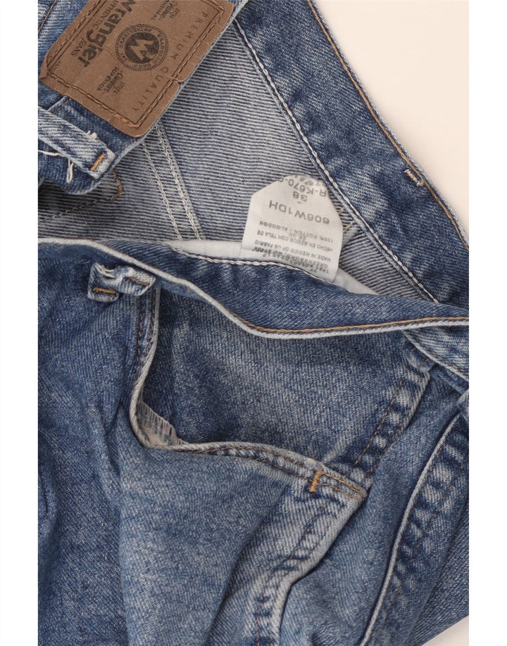 WRANGLER Herren Jeansshorts W38 XL Blaue Baumwolle