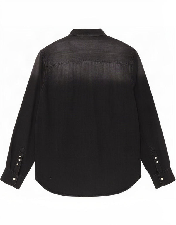 Zara Herren Jeanshemd XL Schwarz