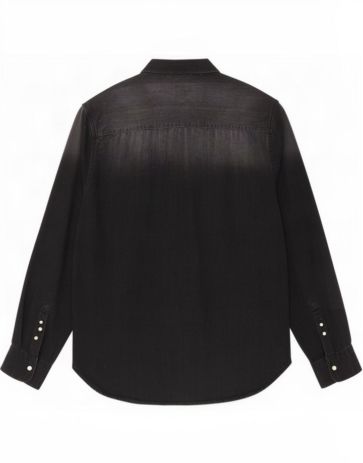 Zara Herren Jeanshemd XL Schwarz