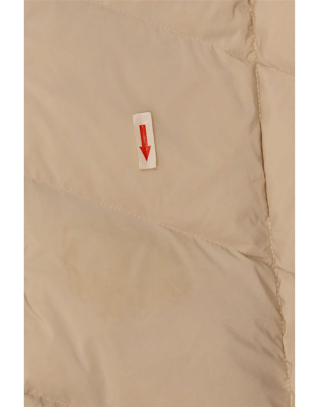 MOTIVI Wattierter Damenmantel mit Kapuze, UK 12, mittelbeigefarbenes Polyester