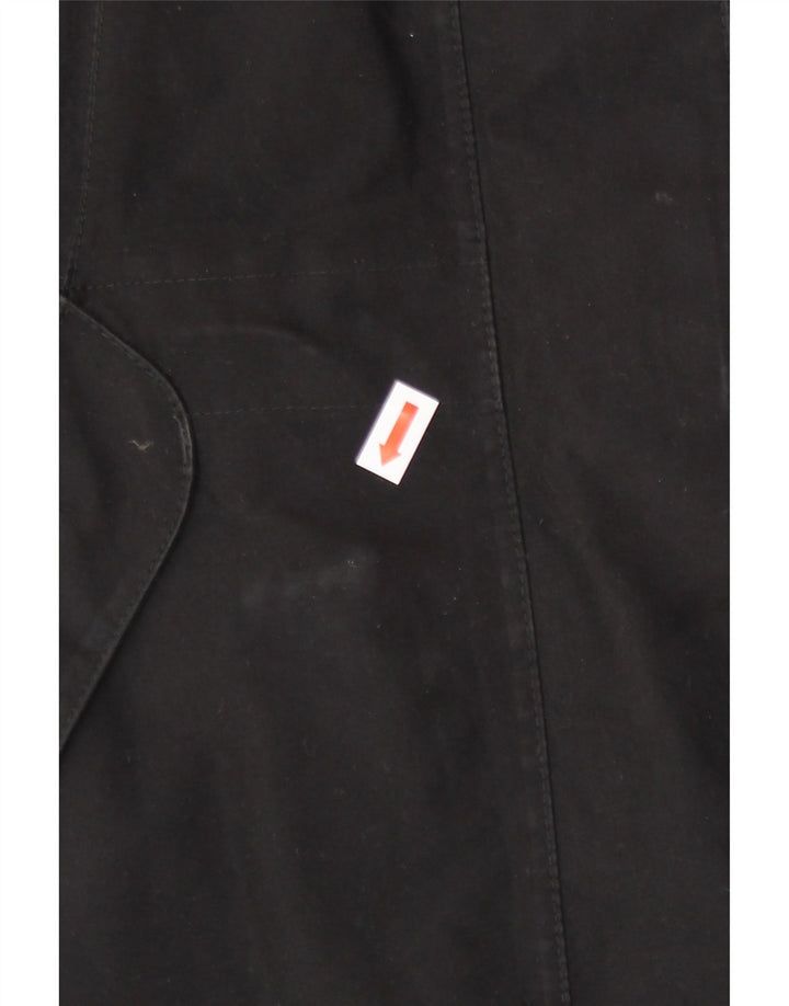 Jack Wolfskin Damen-Windbreaker-Mantel UK 12/14 Mittelschwarzes Polyester
