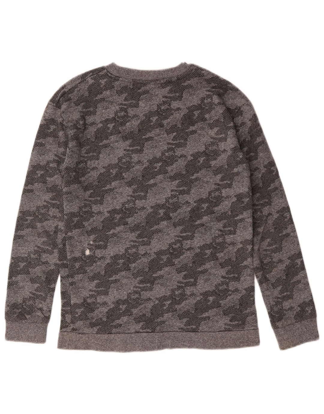 Marks & Spencer Jungen-Sweatshirt-Pullover, 12–13 Jahre, graue Camouflage-Baumwolle